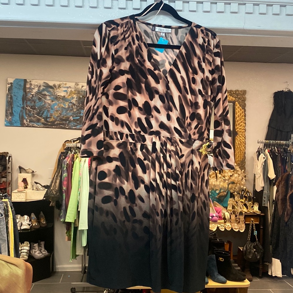 Jennifer Lopez Ombré Dress